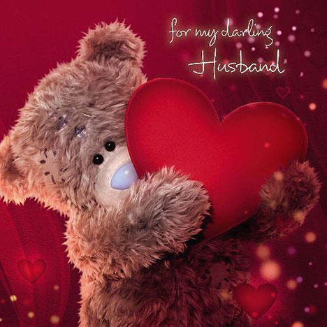 3D Holographic Husband Anniversary Me to You Bear Card £2.99